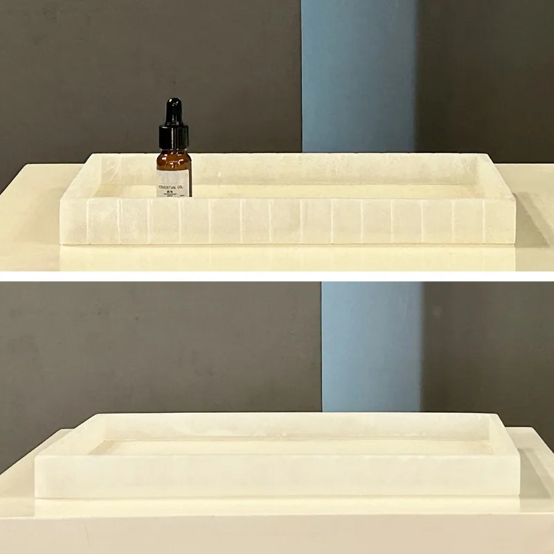Storage tray Home decoration Spanish marble square tray ornament