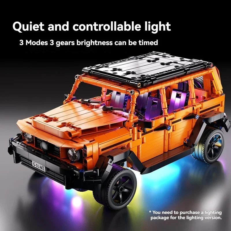 Super Car e G Class Off Road Vehicle Building Blocks MOC 1000 pezzi Regalo da collezione tecnico creativo per tutti