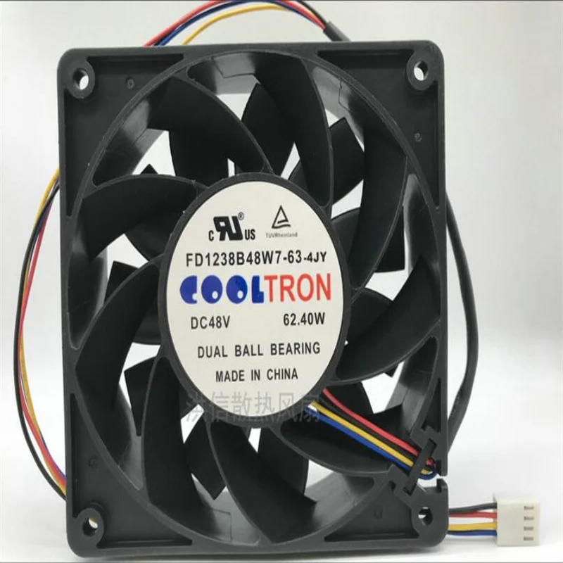 FD1238B48W7-63-4JY DC48V 62.40W 12cm12038 Four-wire fan