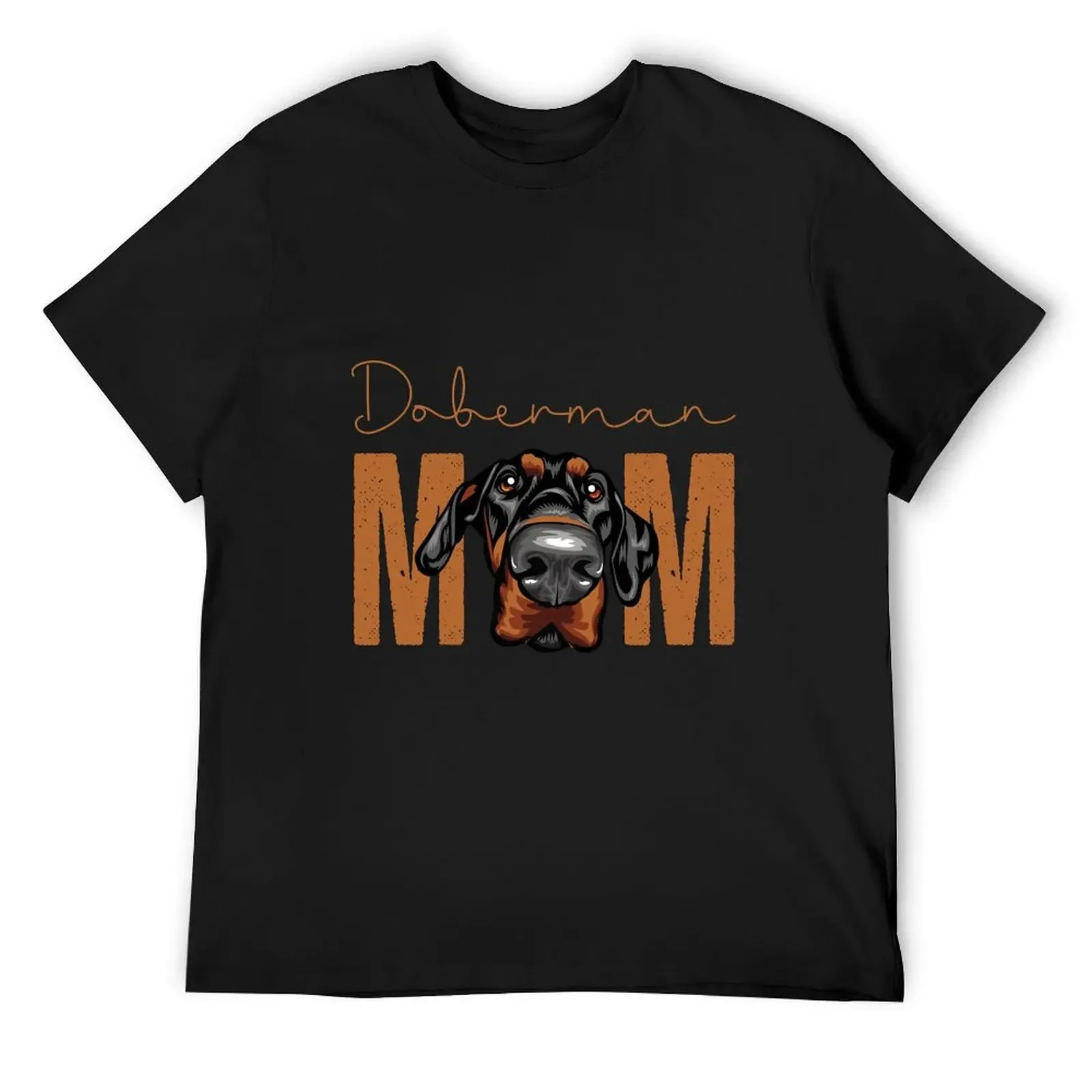 Doberman Mom, Dog Mom Shirt, Gift idea for Dobermann owner, Slim Fit T-Shirt cheap stuff oversized Blouse luxury clothes men