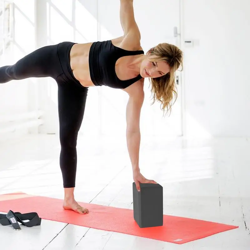 

Foam Yoga Blocks 2x Workout Blocks Wedge Stretcher Balance Slip-Resistant Workout Tools For Hot Yoga Gym Beginners Handstand