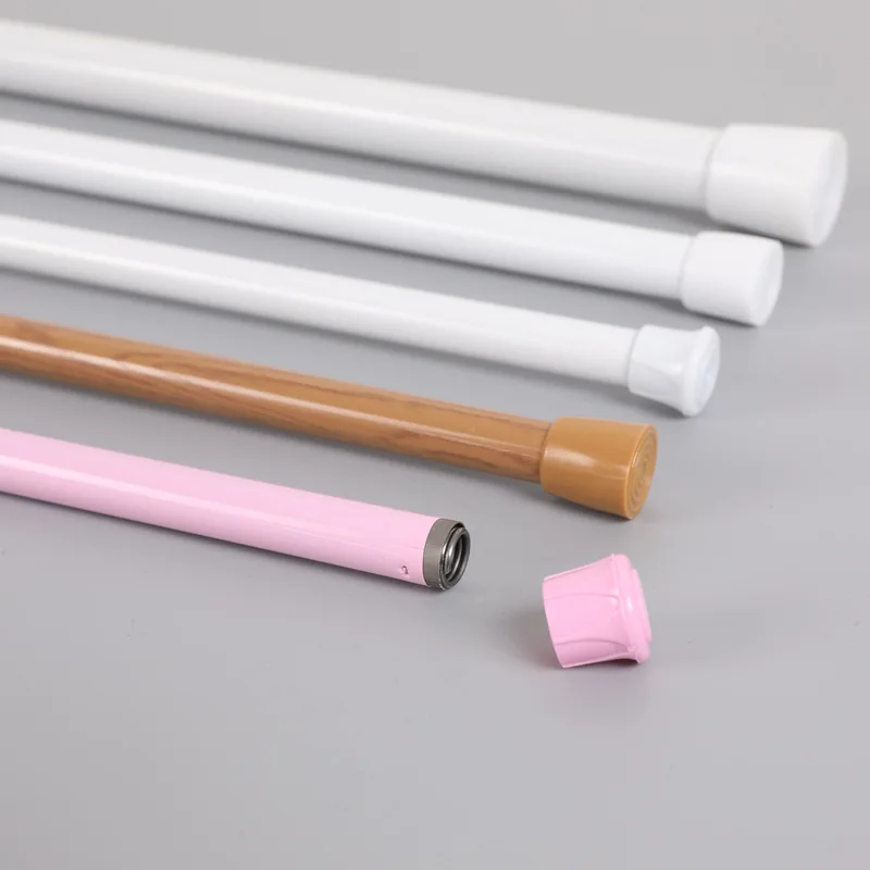 قابل للتعديل التوتر دش الستار قضيب الحاملة لا الحفر القطب تلسكوبي قوي لنوافذ مدخل الحمام