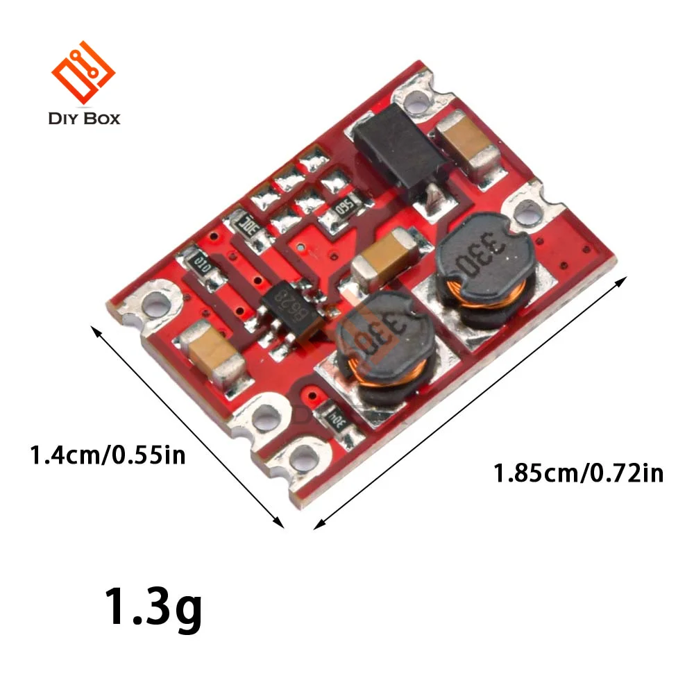 5PCS Step Up Down DC-DC Automatic Buck Boost Power Module Board Input 3V-15V Output Electronic DIY S09 3.3V/5V/4.2V/9V/12V