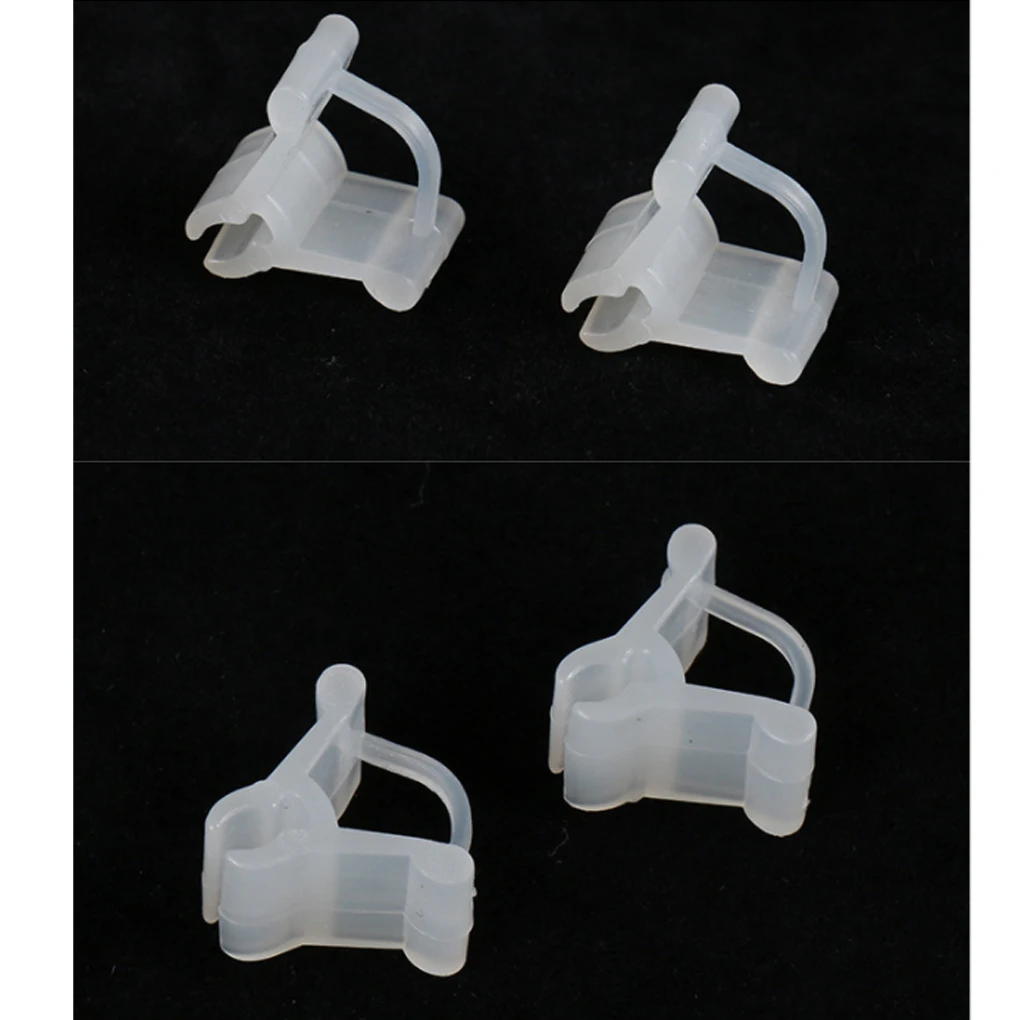 100 szt. Plastikowy klips do zacisku na rośliny łączy zacisk na narzędzia ochrona wielokrotnego użytku winorośl pomidora kwiat truskawki