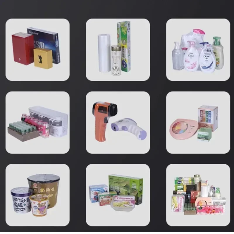 ماكينة الانكماش الكهربائية 220 فولت ضغط يدوي Pof فيلم الانكماش الحراري ماكينة ختم الكتب التجارية الصغيرة ماكينة تغليف ماك