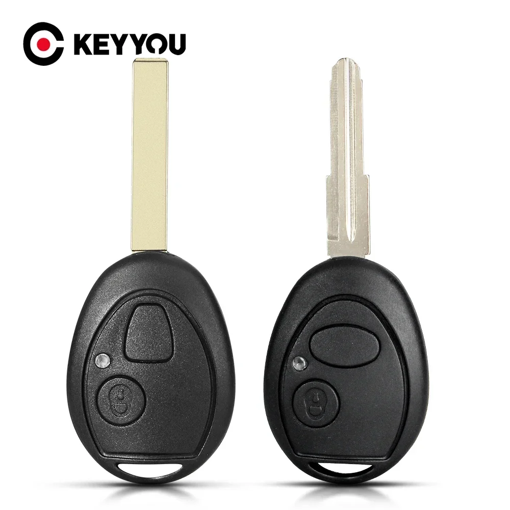 KEYYOU Replacement 2 Button Remote Car Key Shell For Land Rover Discovery 199-2004 Fit BMW Mini Cooper R50 R53 S 2001 - 2005 MG7