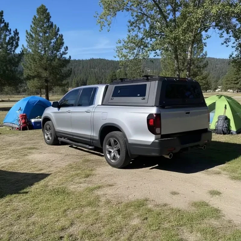 Assembled Split Design Drill-Free Installation Manganese Steel Pickup Ute Canopy For F150 Ram 1500 Hilux Revo