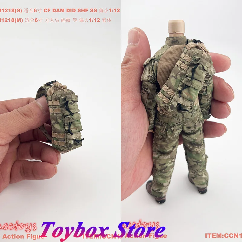 

NCCTOYS CCN1218 1/12 мужской солдат спаситель тактический рюкзак аксессуар мини камуфляжная боевая сумка для 6 "CF DAM Mezco мужской корпус