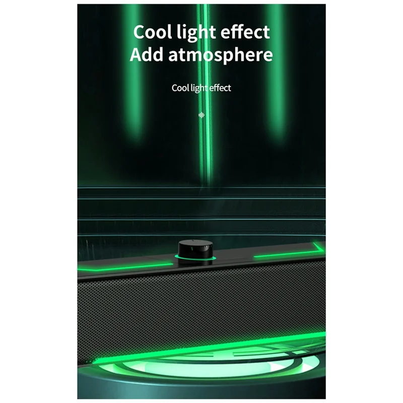 Neue Computer Lautsprecher Spiel Hohe Volumen LED Licht-Emittierende Desktop HIFI Stereo Lautsprecher Caixa De Soundbar