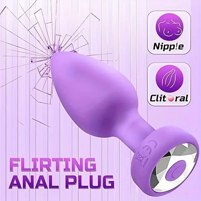 1 قطعة المقابس الشرج سيليكون المكونات الشرج تهتز بعقب المكونات الشرج مع 10 تهتز هزاز للرجال النساء ألعاب جنسية لمنطقة الشرج الكبار الجنس لعب 18 + #6