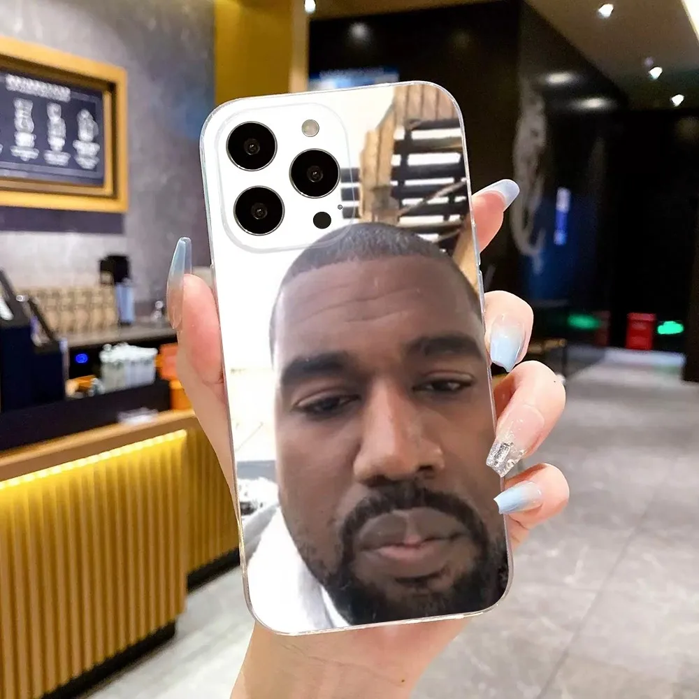 Funny-Kanyes-West Ye  Phone Case For iPhone Apple 15,14,13,12,Mini,11,Pro,Max,Plus,X,XR,XS,8,SE,2020,Plus Transparent Cover