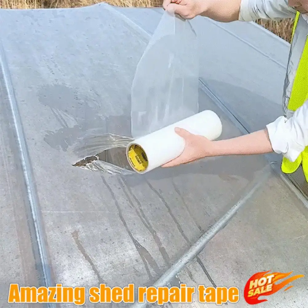 High Viscosity Greenhouse Film Repair Tape New Waterproof Rainproof Tarpaulin Repair Tape High Cold Resistance Awning Shed Tape