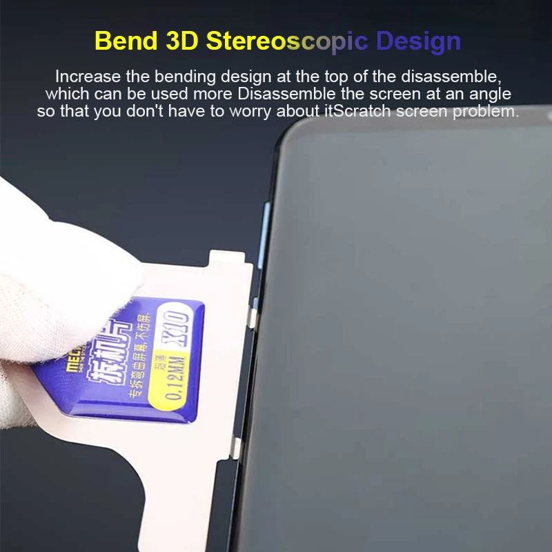شاشة LCD ميكانيكية X10 متعددة الوظائف ، متانة فائقة ، بطاقة إصلاح فتح الشاشة المنحنية ، 3D ،
