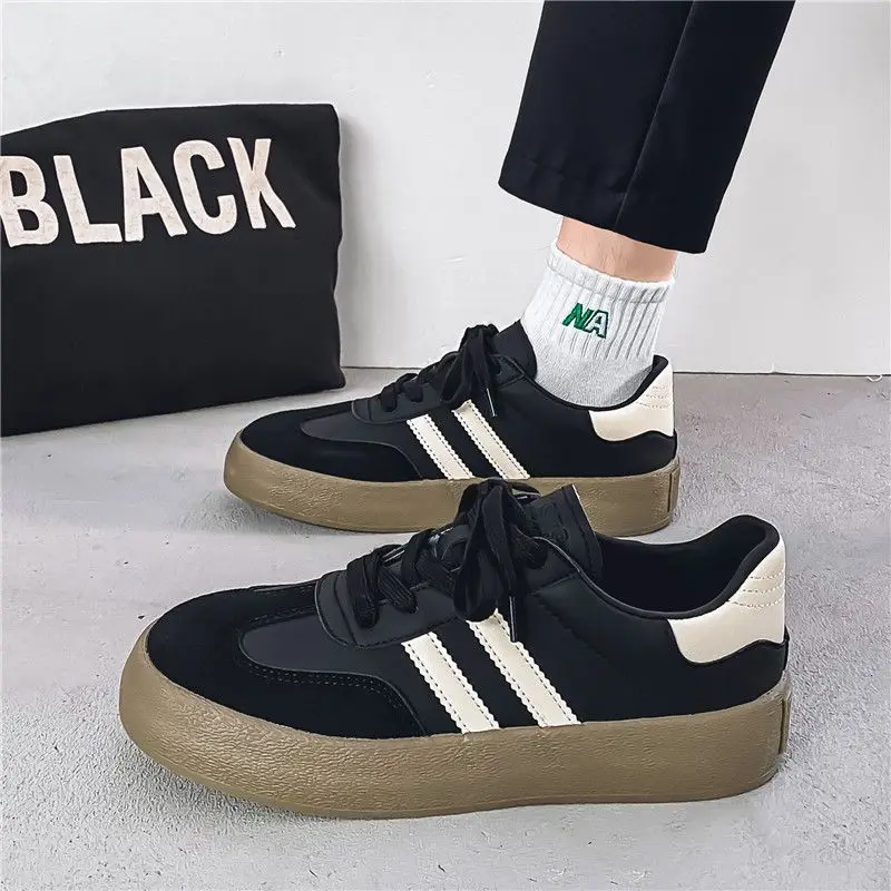 

2025 new sneakers sports board shoes flat shoes wearable non-slip wear-resistant vulcanized shoes fashion board shoes