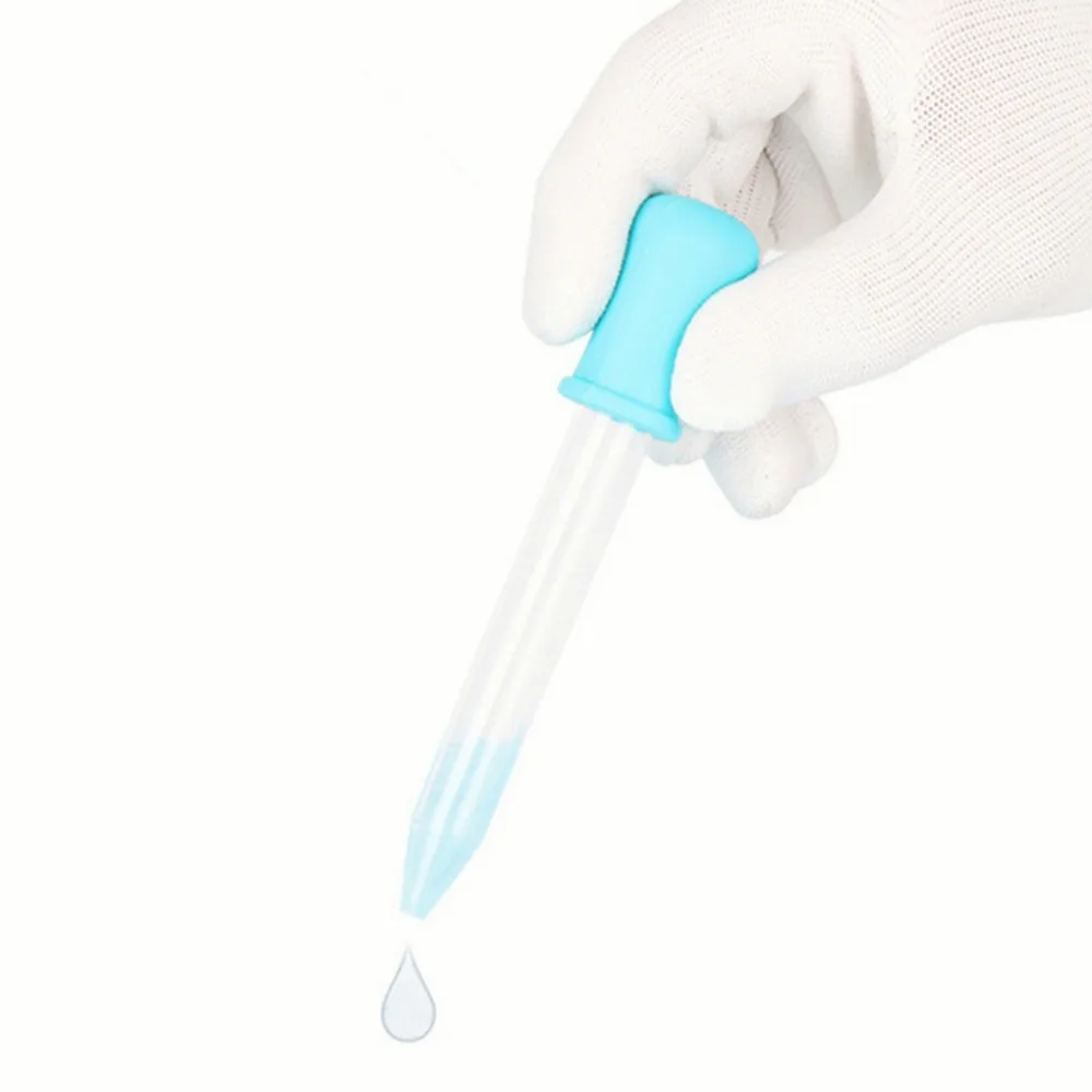 5PCS 5ml Kleine Silikon Kunststoff Pipette Dropper Fütterung Medizin Flüssigkeit Auge Ohr Pipette Dropper Labor Experiment Spielzeug geschenk – Detail 7