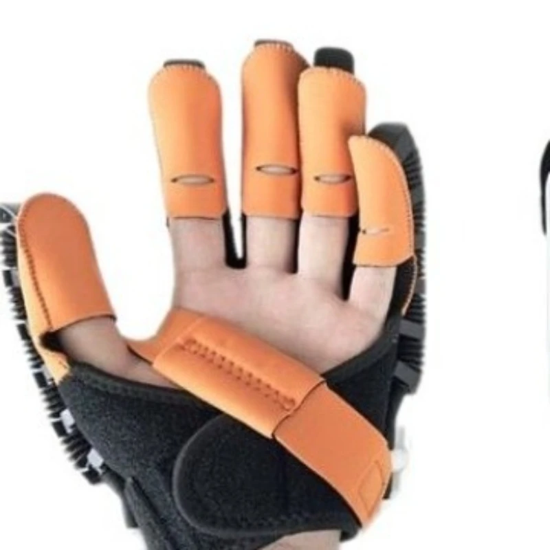 Intelligent rehabilitation robot gloves trainer Elderly stroke hemiplegia five-finger hand self-care rehabilitation training