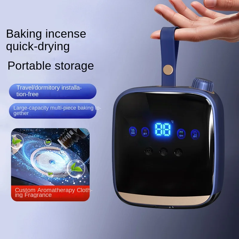 Household Small Clothes Dryer, Portable Foldable Travel and Dormitory Aromatherapy Quick-drying air Dryer