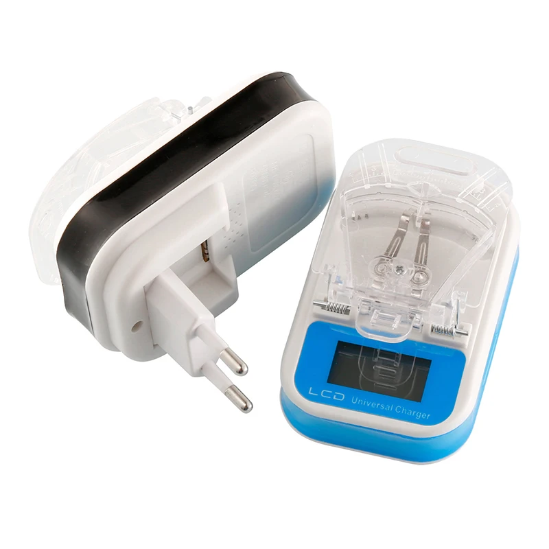 Universal Battery Charger Travel USB Wall Charging With LCD Display For Mobile Cell Phone Camera view 6