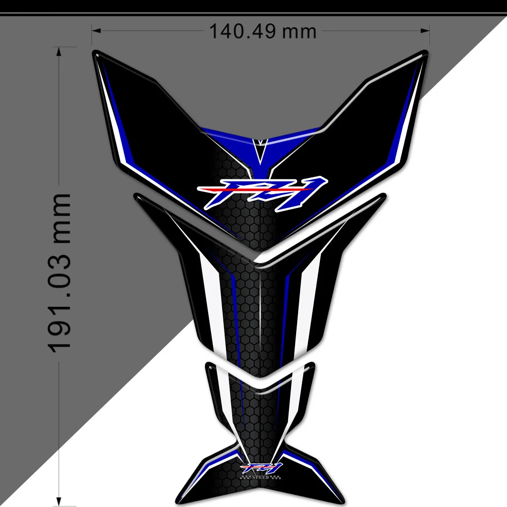 Para yamaha fazer fz fz6 fz6n fz8 fz8n fz1 fz1000 fz07 fz09 fz10 kit protetor de óleo combustível gás na altura do joelho decalques adesivos tanque almofada apertos