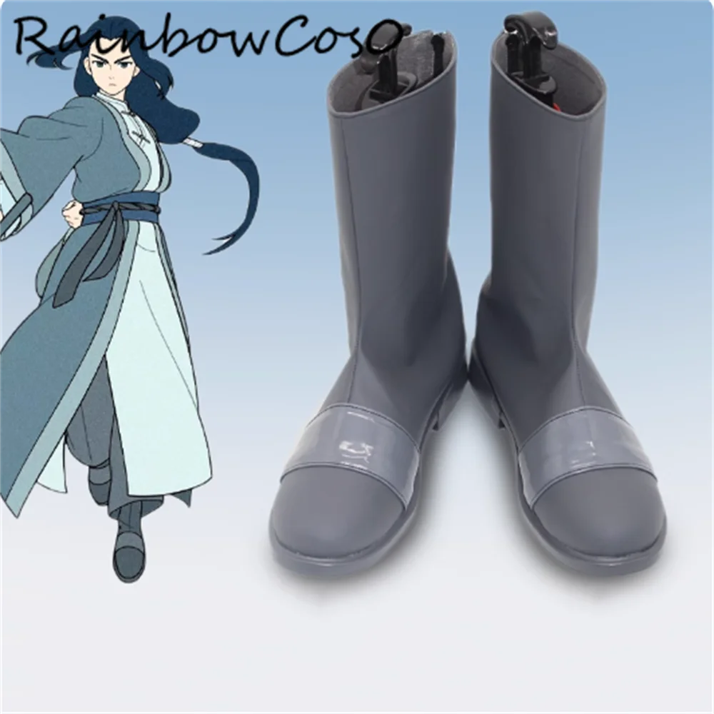 Wu Xian Wuxian The Legend of Hei Cosplay Shoes Boots Game Anime Party Halloween RainbowCos0 5414