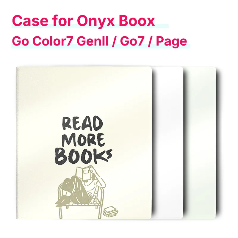 

Murmelo Magnetic Case for Boox Go7 / Go Color7 GenII / Page / Leaf3 Auto Sleep/Wake Frameless Hand-drawn Illustration