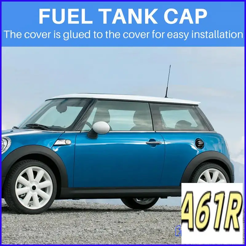 R1-ブラック燃料タンクキャップカバー BMW ミニ世代 2 R56 クーパー S JCW 2006-2013 高品質 ABS オイルタンク車カバー