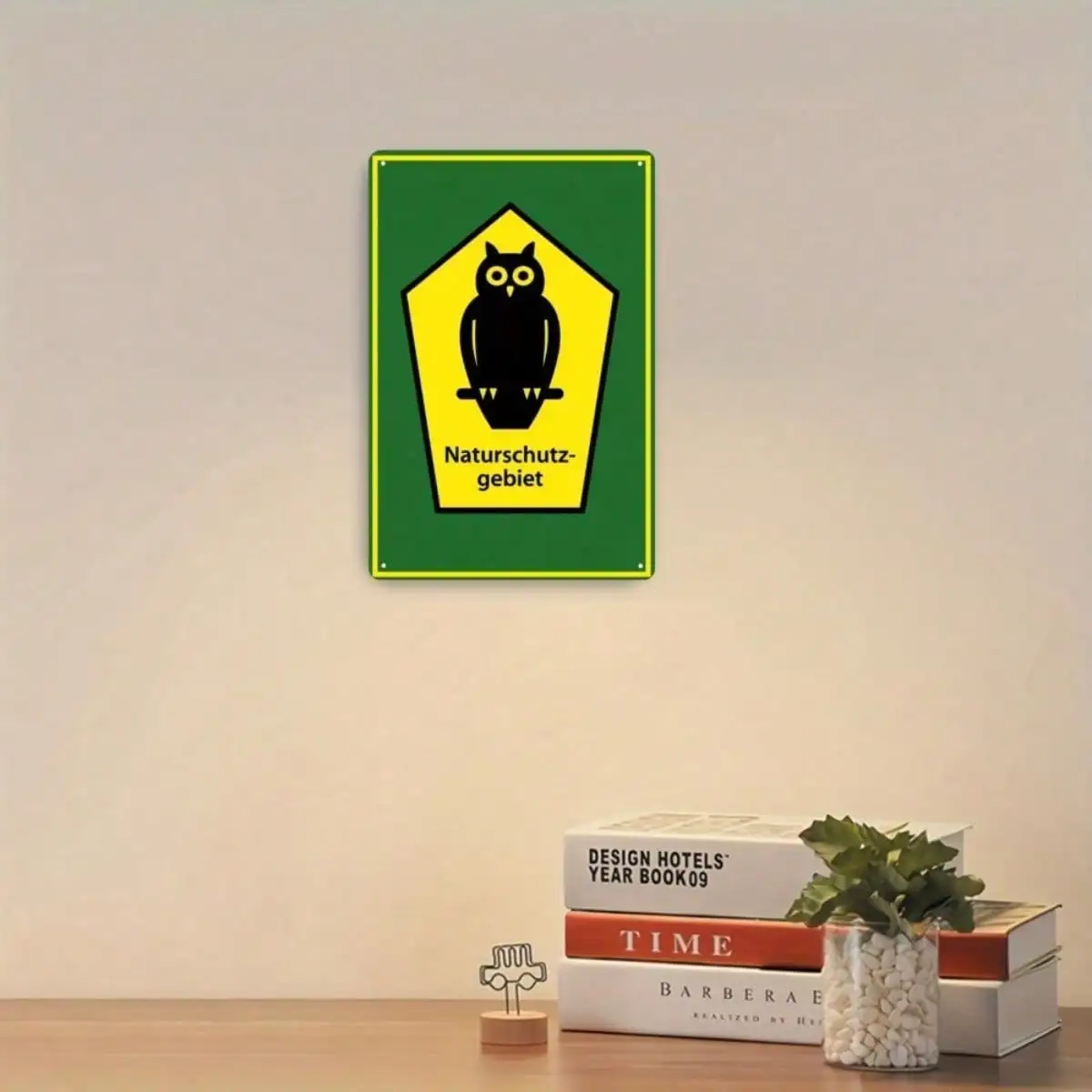 8x12 German Nature Reserve PVC Tin Sign Vintage Waterproof UV Protected Wall Metal Sign