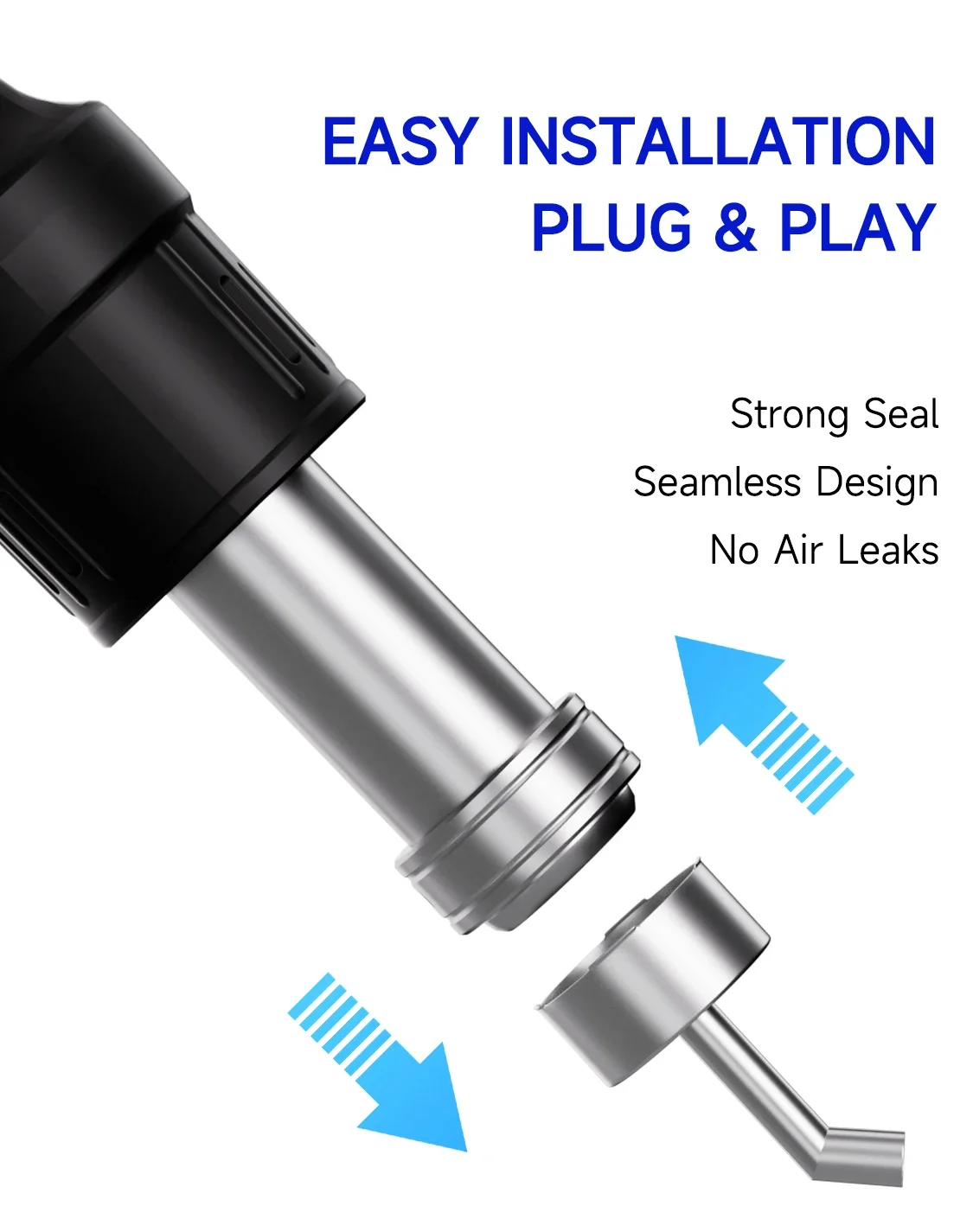 

MECHANIC 861 2008 Original Air Gun Nozzle Straight Mouth Oblique Mouth for Microscopes and Various Hot Air Guns Tools