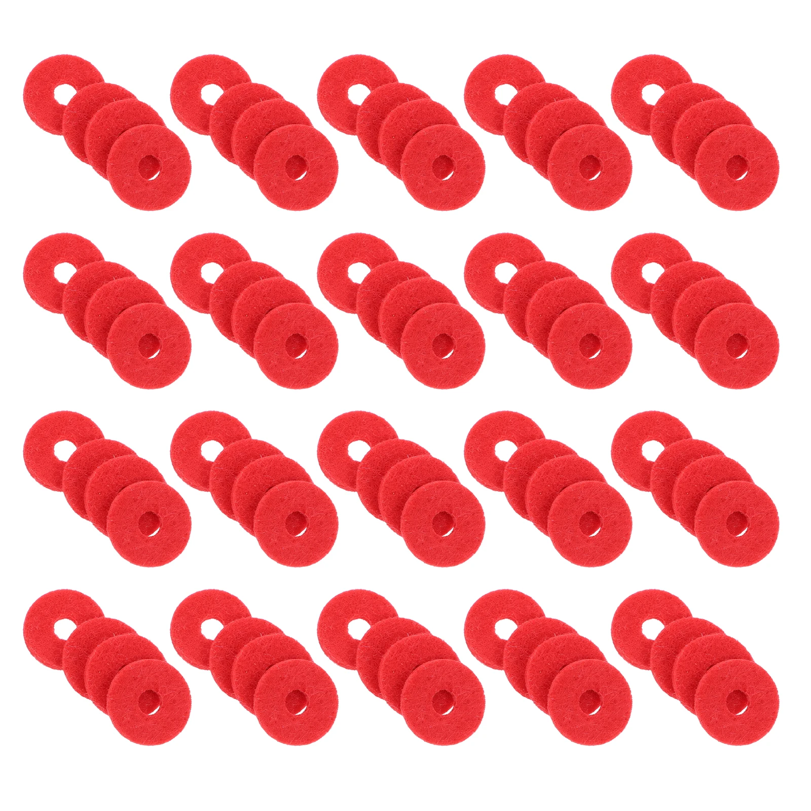 

90 Pcs Piano Repair Tools Standard Size Washers Compatible Drum Sets Wool Material Prevents Metal Touch Protects Piano Improves