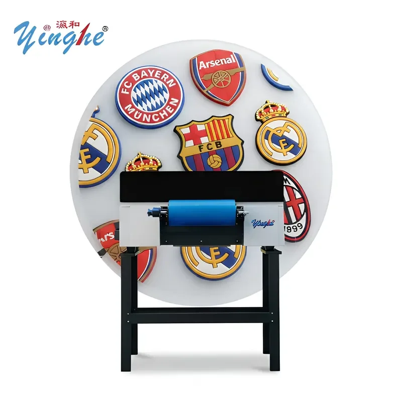 New Model 2026 A3 30cm Manual UV DTF Roll Printer Tpu Printer Machine Dtf 3D Logo Printing Machine