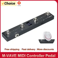 Controlador MIDI de Chocolate M-VAVE, dispositivo con 4 botones, recargable por BT, Control por aplicación con sistema de transmisión inalámbrica