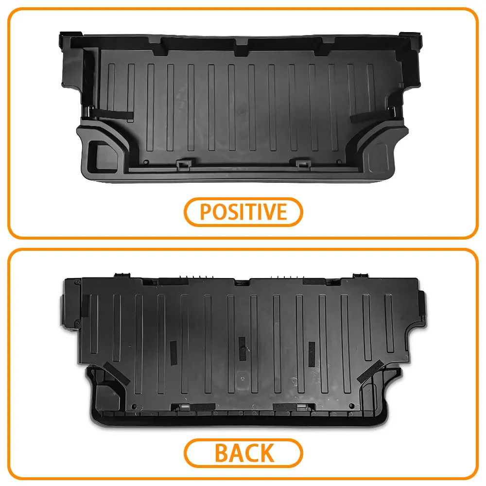 Black Rear Trunk Storage Box for Defender 90 2020-2025 LR190078 LR190079 Car Accessories