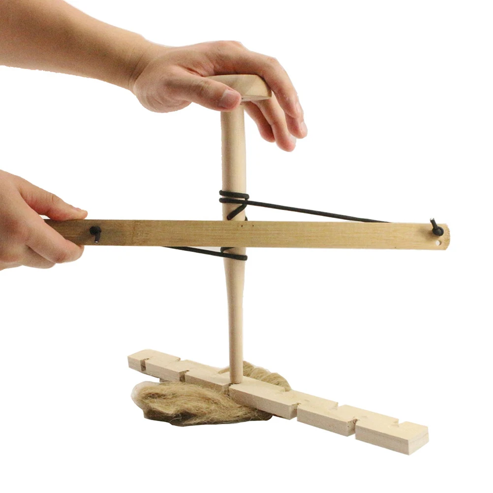 مجموعة أدوات الحرائق الاحتكاك الخشبية الطبيعية، معدات التخييم في الهواء الطلق لتعلم استمرار الصبر #1