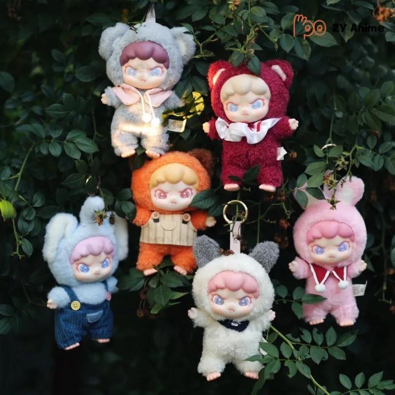 DORA Big Cousin Rongrong Animal Institute Mysterious Blind Box Vinyl Plush Doll Trendy Toy Ornaments Girls Holiday Gift