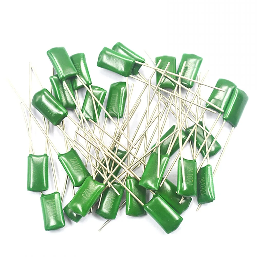 Polyesterfolienkondensator 100V 1nF 1,5nF 2,2nF 100nF 220nF 2A102J 2A152J 2A222J 2A392J 2A103J 2A473J 2A104J 2A154J 2A474J – Detail 1