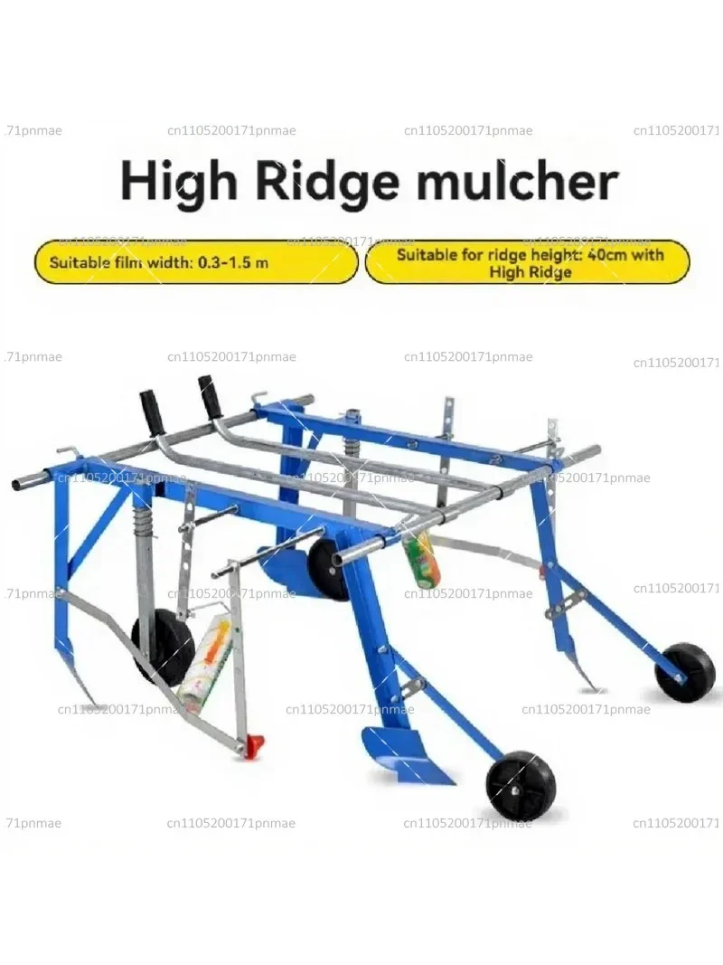Hand-Pulled Agricultural Mulching Machine Multifunctional Plastic Film Covering Tool for Garden And Farm Use