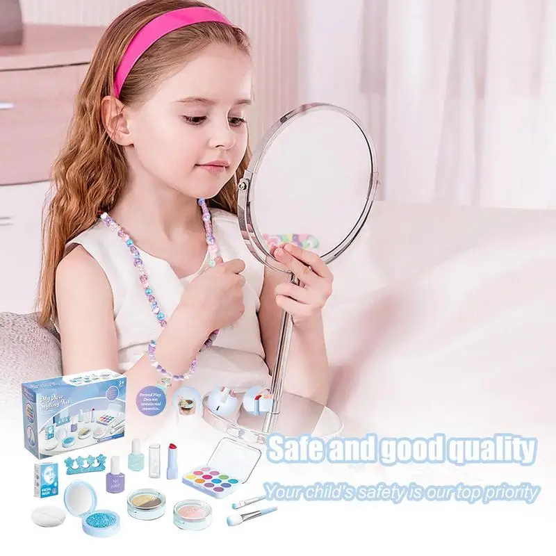 Kids Pretend Play Makeup Set Fake Makeup Toys Toy Makeup Set Cosmetic Set Imaginative Pretend Beauty Makeup Set Toys