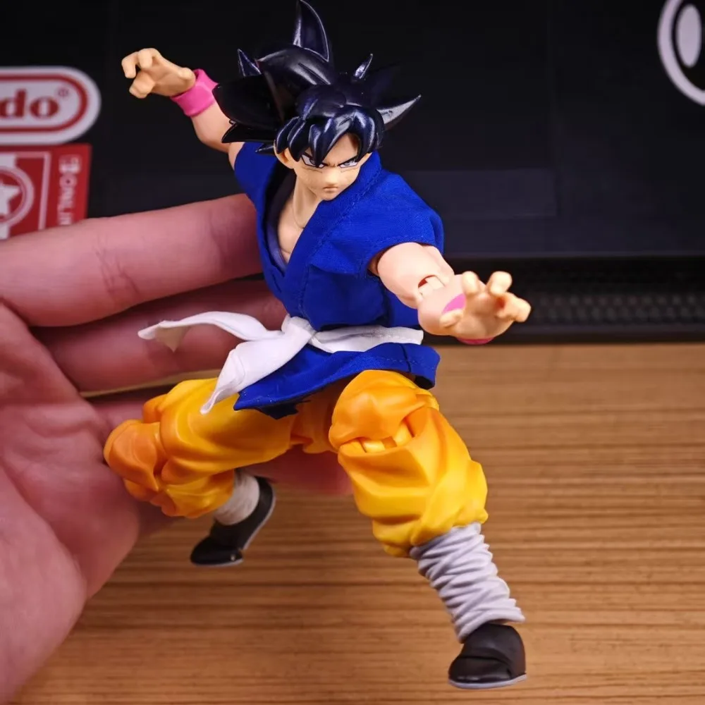 Menglan Kustom Dragon Ball Z Super Saiyan Son Goku Pakaian Aksesoris Pakaian Anime Action Figure Mainan Hadiah