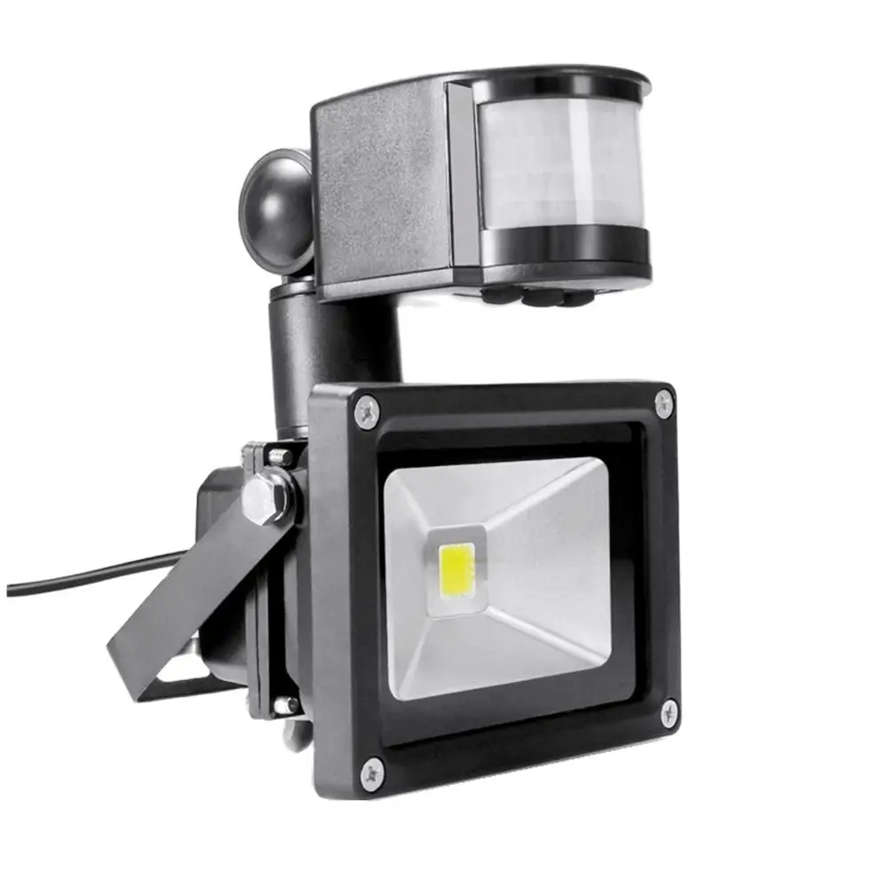 Led Floodlight Spotlight Waterproof Solar Warm Light System Garage Security Motion Sensor Time Adjustable Lamp