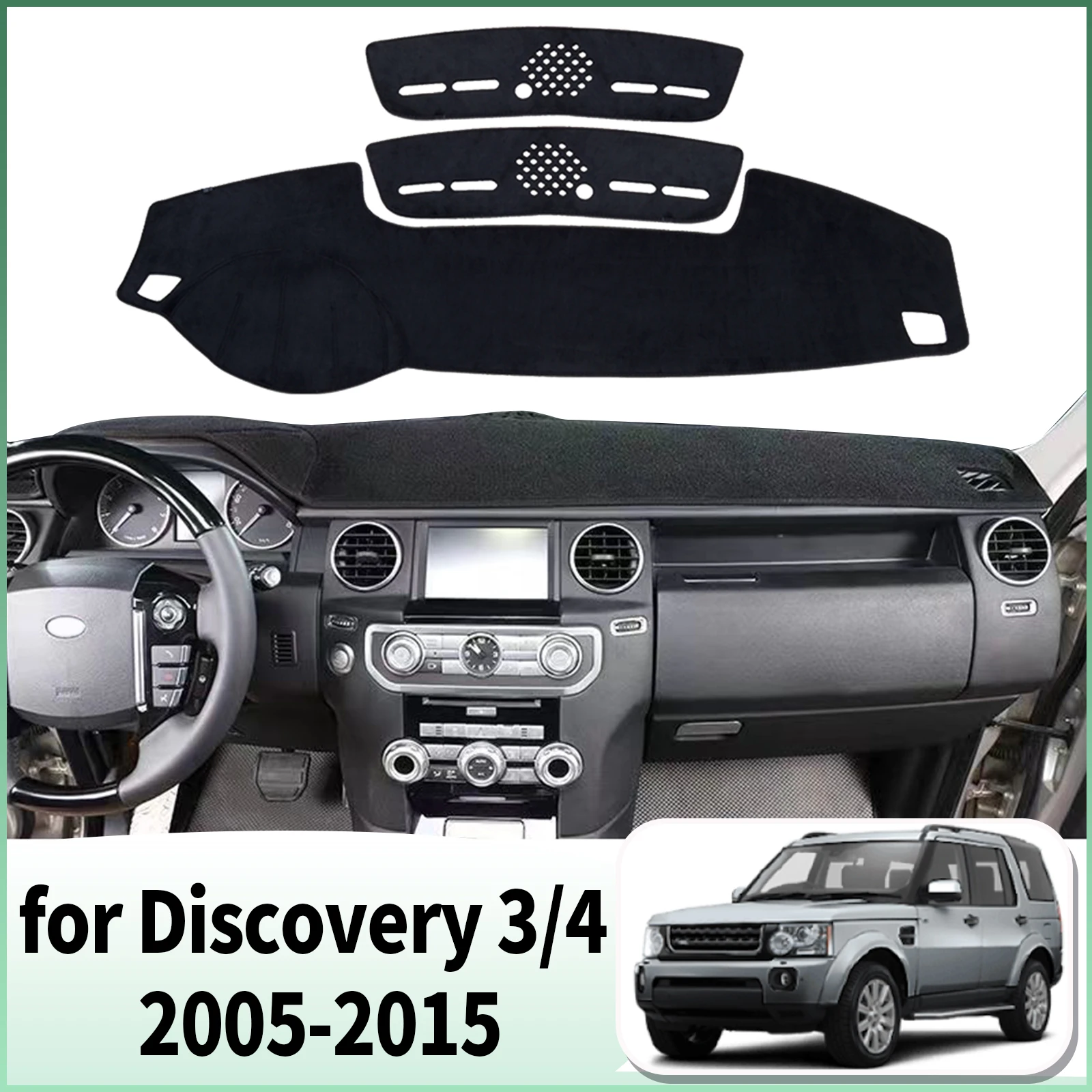 

for Land Rover Discovery 3 4 2005-2015 LR3 LR4 L319 Dashmat Accessories Dashboard Cover Pad DashMat Sunshade Protective Carpet