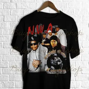 NWA Shirt,NWA TShirt,NWA T-Shirt , N.W.A Merch Tour Hip Hop Rap Tee , BN12