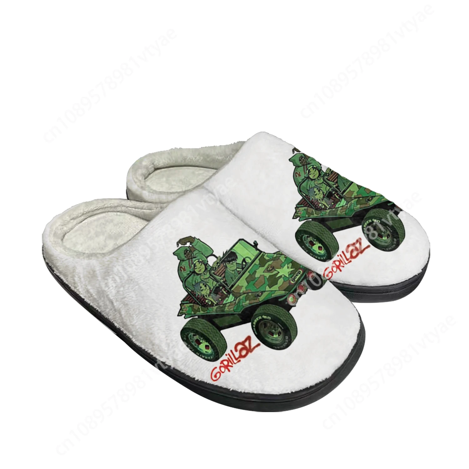 Gorillaz Virtual Rock Band Fashion Home Cotton Custom Slippers Mens Womens Sandals Plush Bedroom Keep Warm Shoe Thermal Slipper