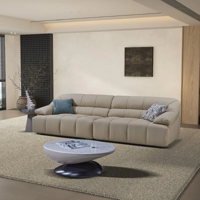 الجلود البيضاء الجلود بسيطة الترفيه جناح أريكة مجموعة أثاث غرفة المعيشة أو فندق سحابة أريكة الزاوية أريكة
