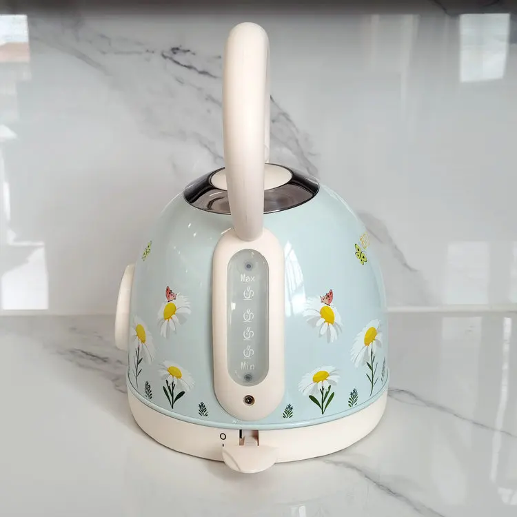 غلاية كهربائية أوتوماتيكية مضادة للصدأ طراز عام 304 ، مطلية بطلاء خبيز ، مياه مغلية للشاي ، 1.8L ، 220 فولت ، 2200 واط