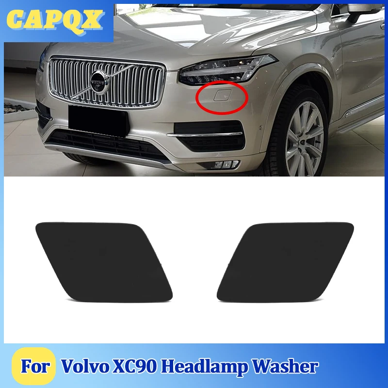 For Volvo XC90  2016 17 18 19 Front Bumper Headlight Washer Spray Nozzle Cover Headlamp Washer Jet