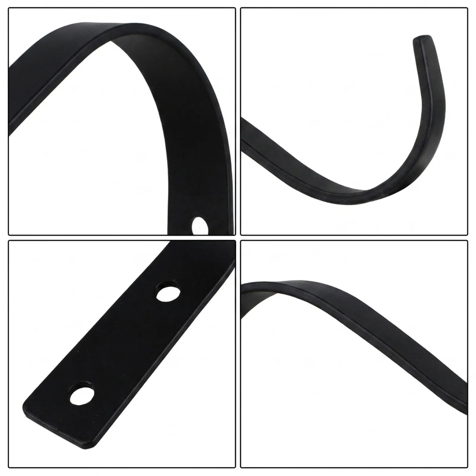Wall Decor Hook Outdoor 2pcs 3.54*4.5 inches Basket Brackets Garden Hanger Hanging High quality Hook Metal Set
