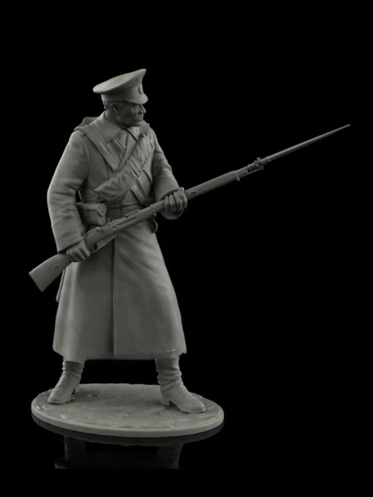 75MM Resin figure unpainted model Kit, Russian infantry, unassembled and unpainted GK,1141R