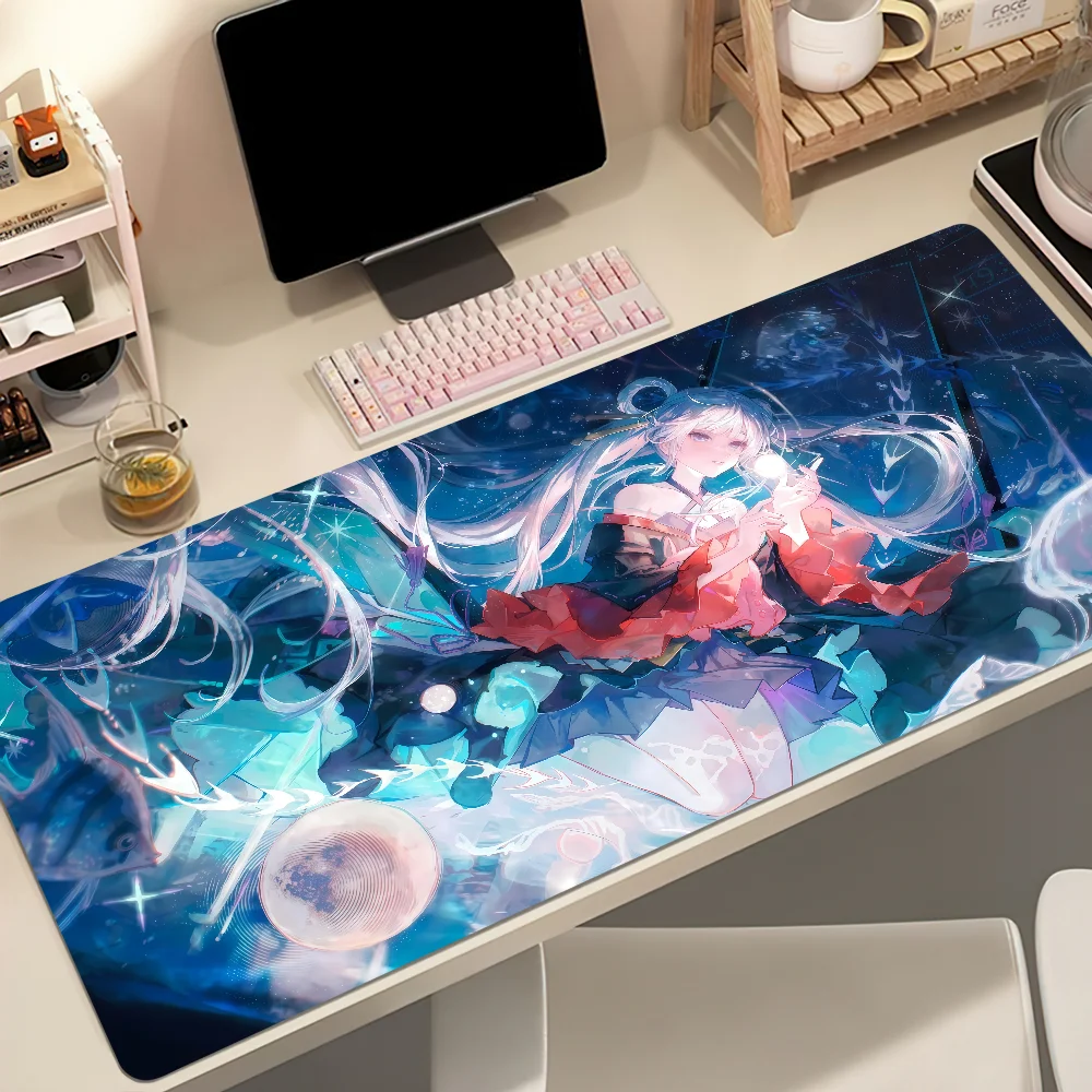 Anime Cosmic P-Princess K-Kaguya Mouse Pad Non-slip Thickened MousePad Student Gaming Cushion Large Writing Lockedge Office