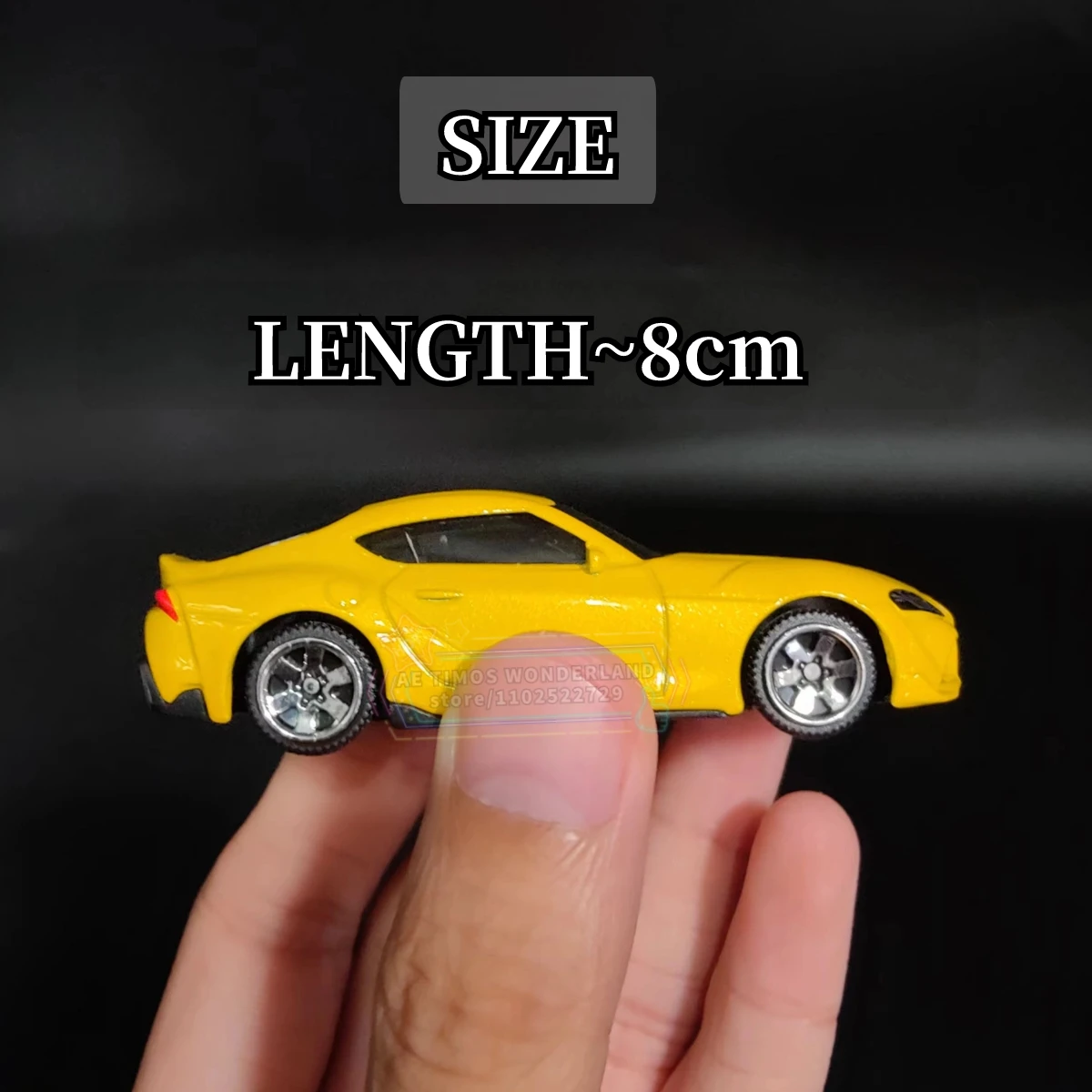 Scale 1/64 TOYOTA GR SUPRA SUV Replica Metal Mini Car Model Sandbox Ornament Miniature Art Vehicle Diecast Figure Kid Xmas Toy