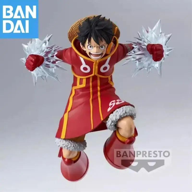 Genuíno bandai namco banpresto bandai one piece batalha record coleção macaco d. Luffy anime figura de ação modelo brinquedos presentes